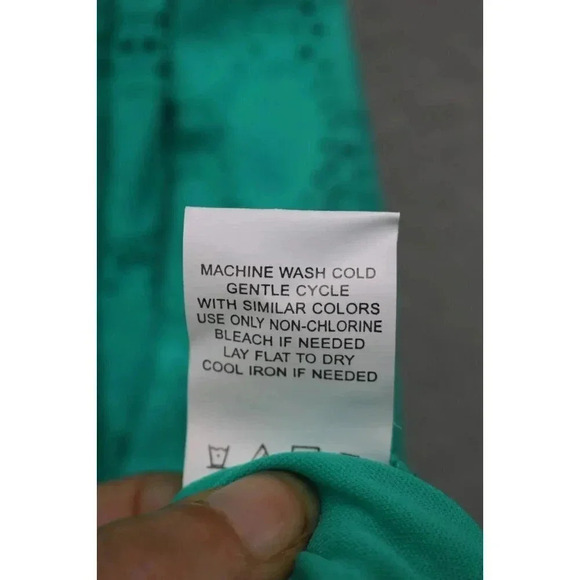 Issac Mizrahi Turquoise Lined Lace Dress-Size XXL-New With Tags - Picture 7 of 7